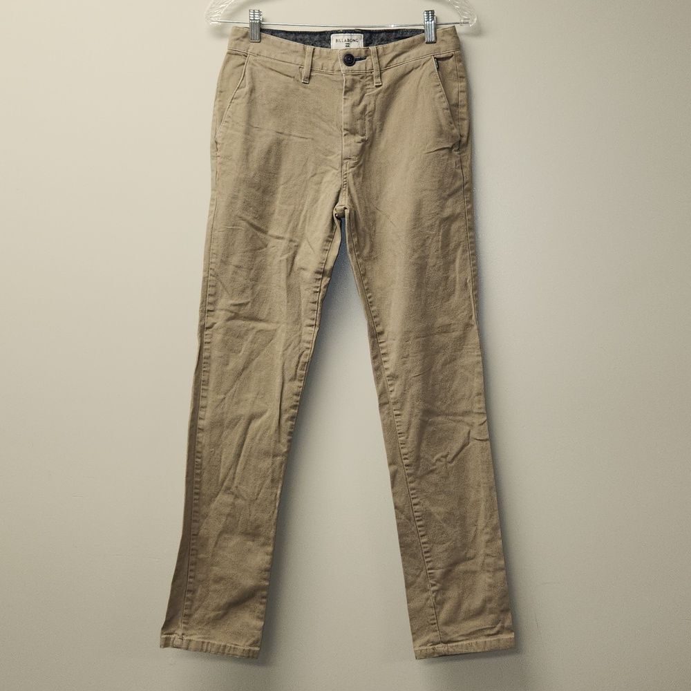 Billabong Flat Front Skateboard Stretch Pants 28